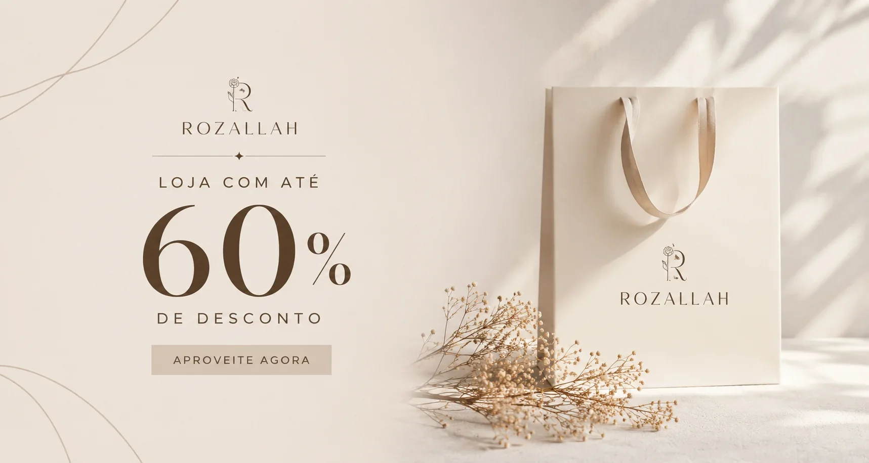 Loja Rozallah com até 60% de desconto