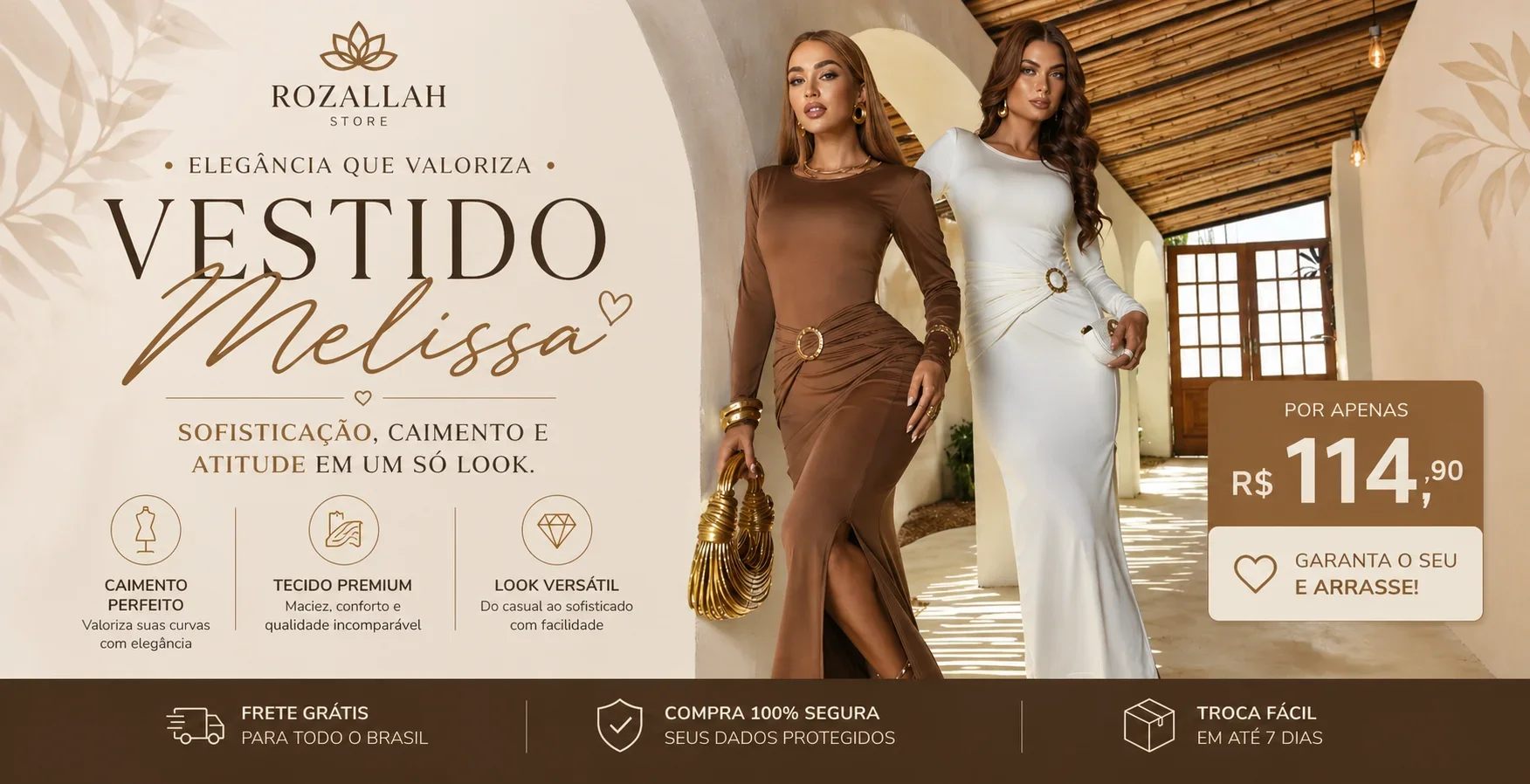 Vestido Melissa Rozallah